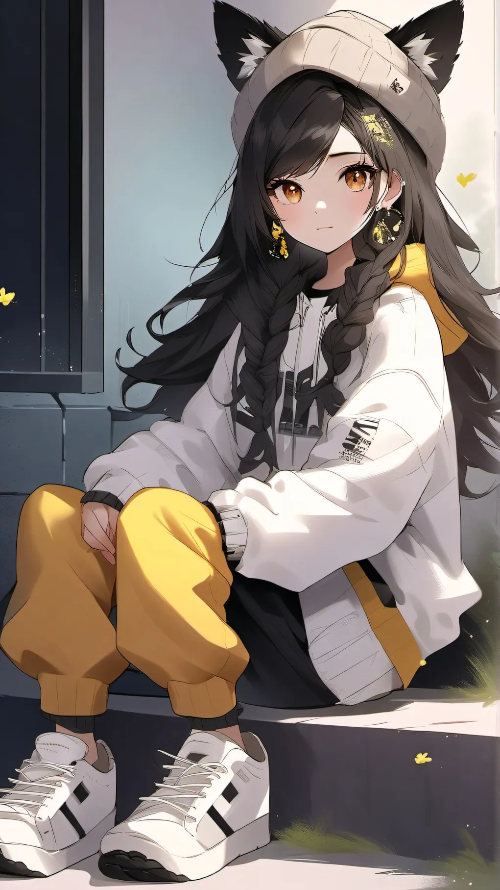 ai character: my OC stella background