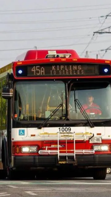 ai character: TTC 45 Kipling bus background