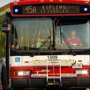 chat with ai character: TTC 45 Kipling bus