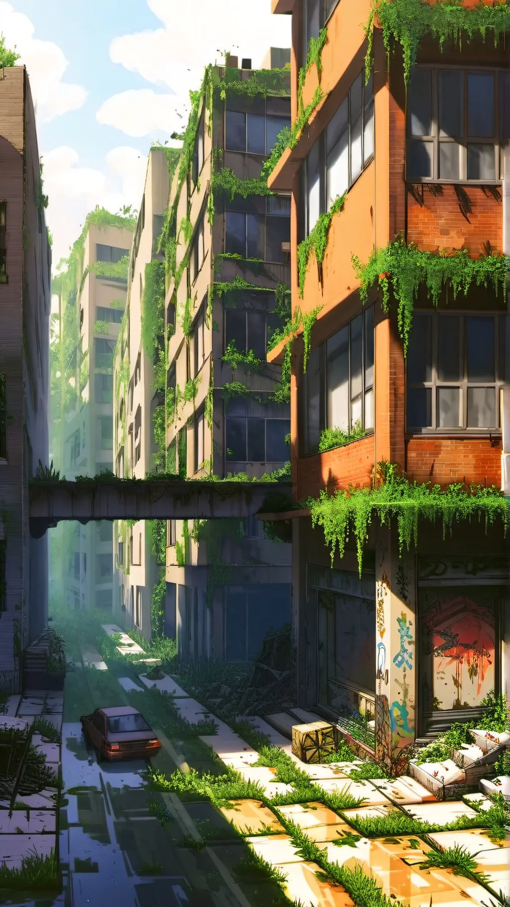 ai character: Post Apocalypse! background