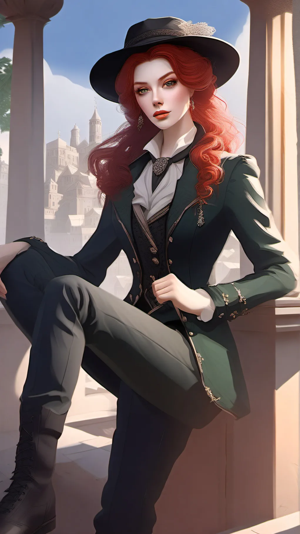 ai character: dina acher background