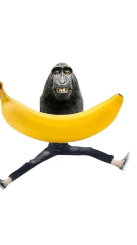 ai character: Monkey Banana Jump background
