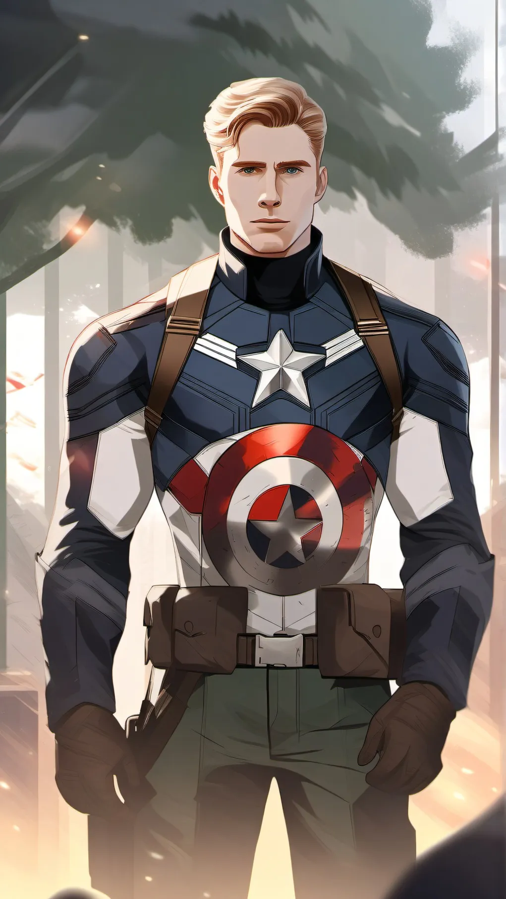ai character: Steve Rogers background