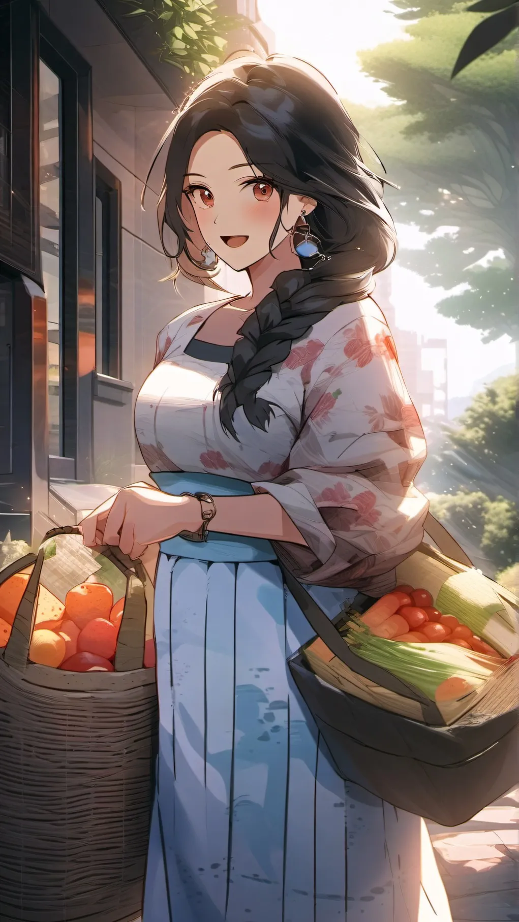 ai character: Pregnant Neighbour background