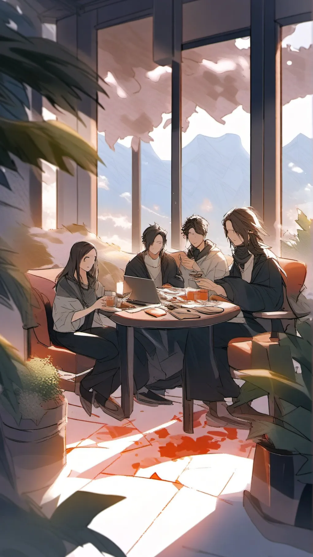 ai character: Roommates background