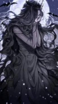 ai character: ♡Queen dark♡ background