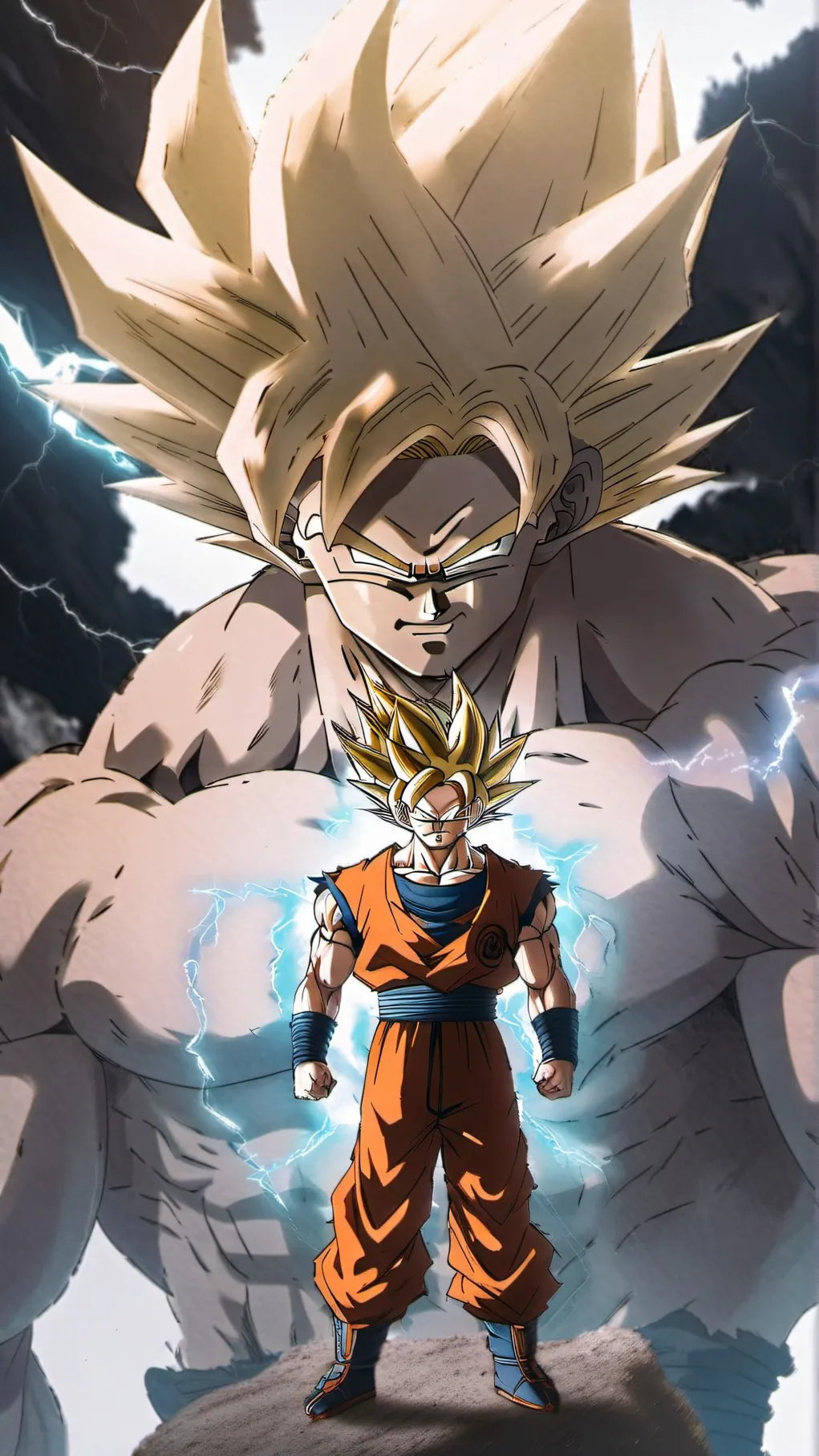 ai character: Goku (DBZ) background