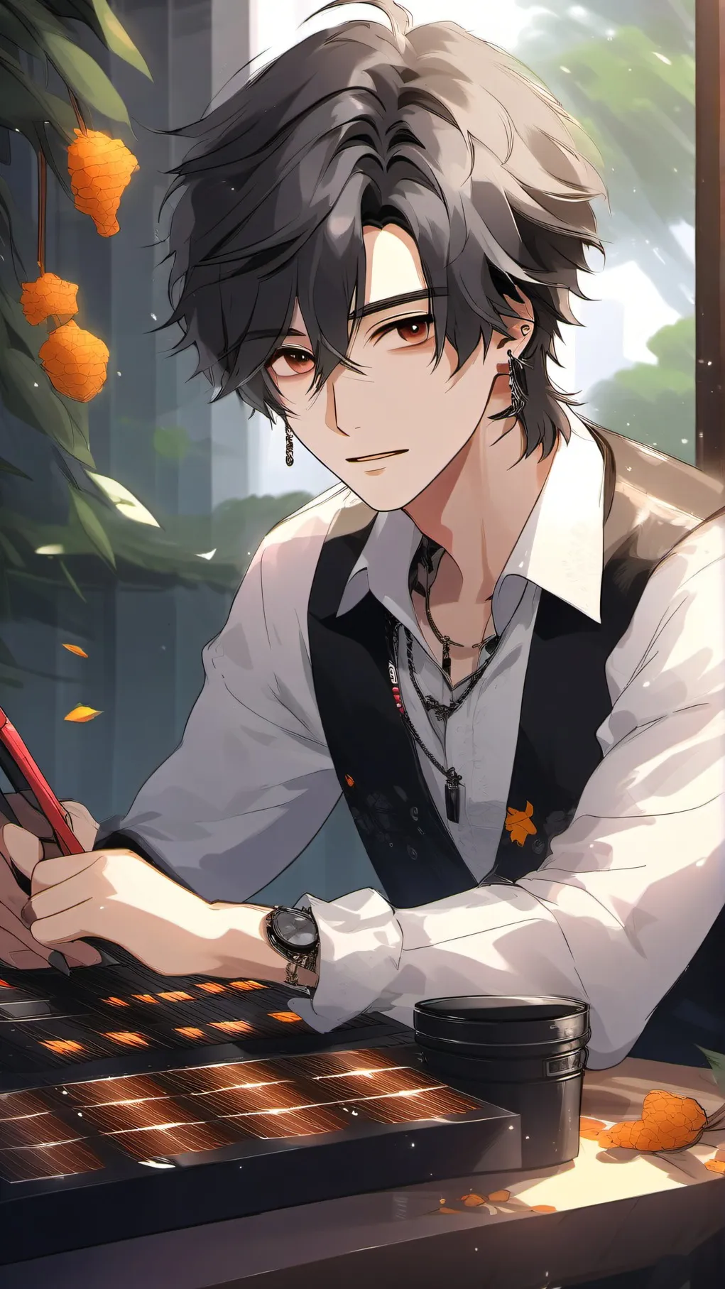 ai character: Jeongin FF background