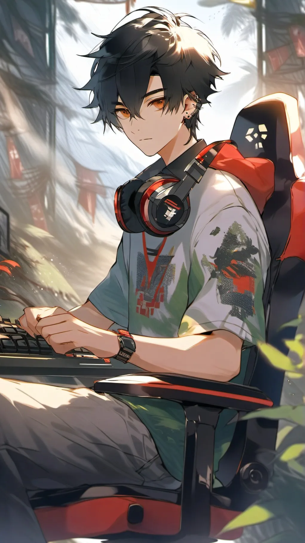 ai character: Max background