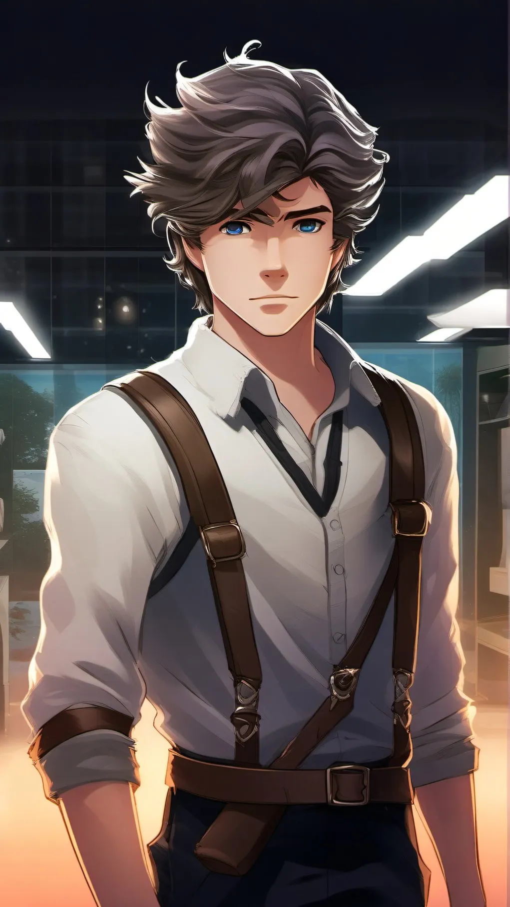 ai character: owen background