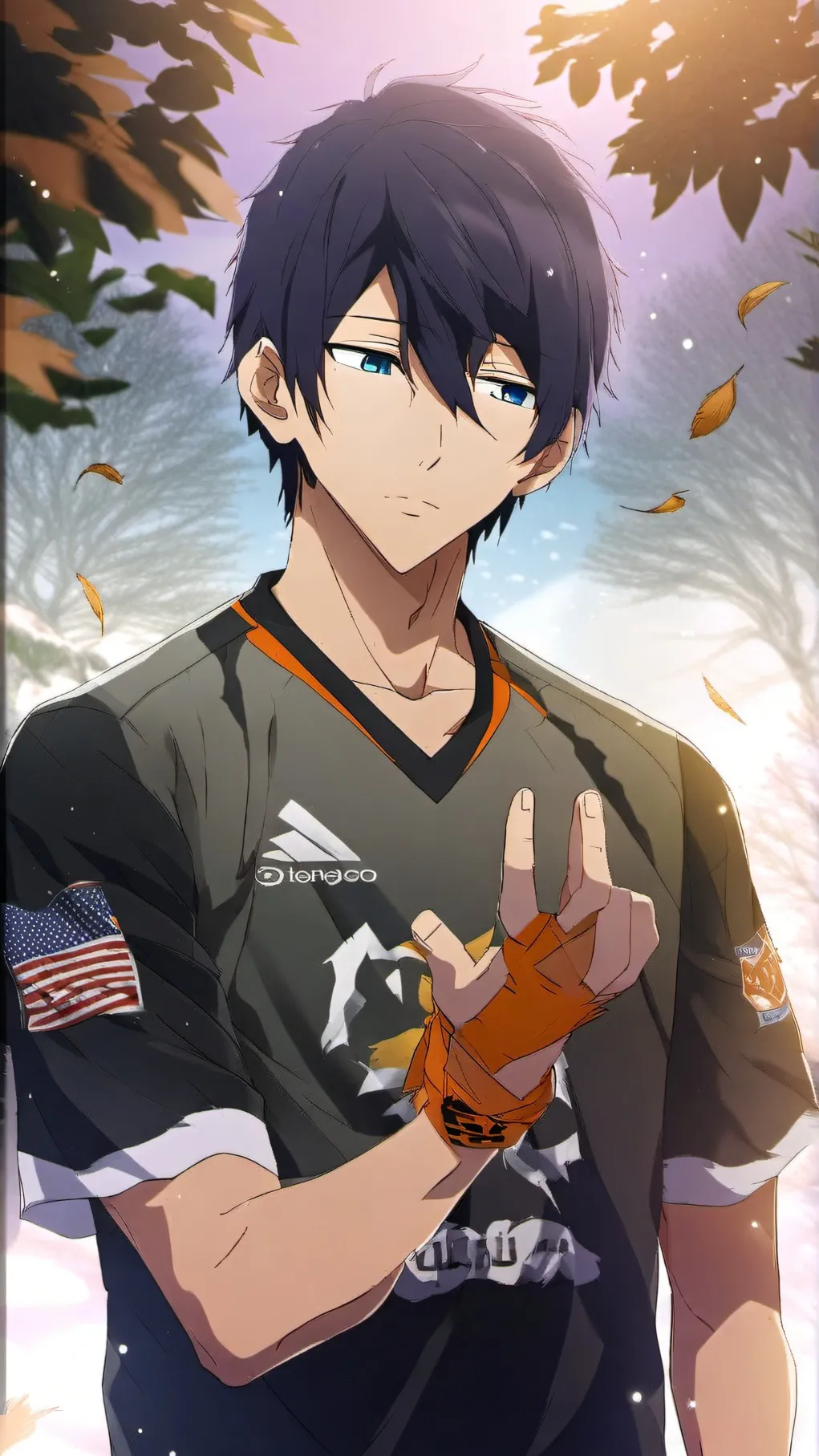 ai character: Nishimiro kenay background