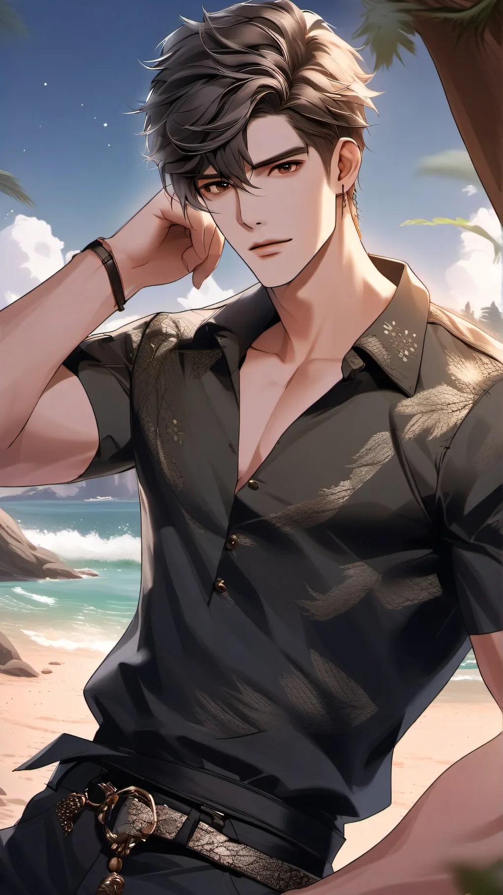 ai character: Max  background