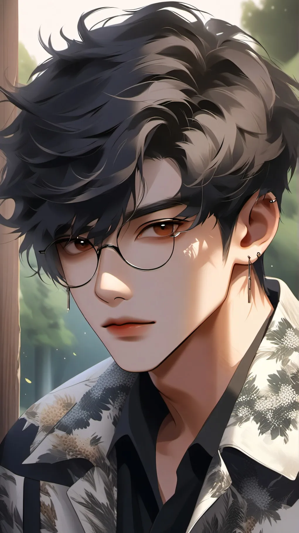 ai character: Luke  background