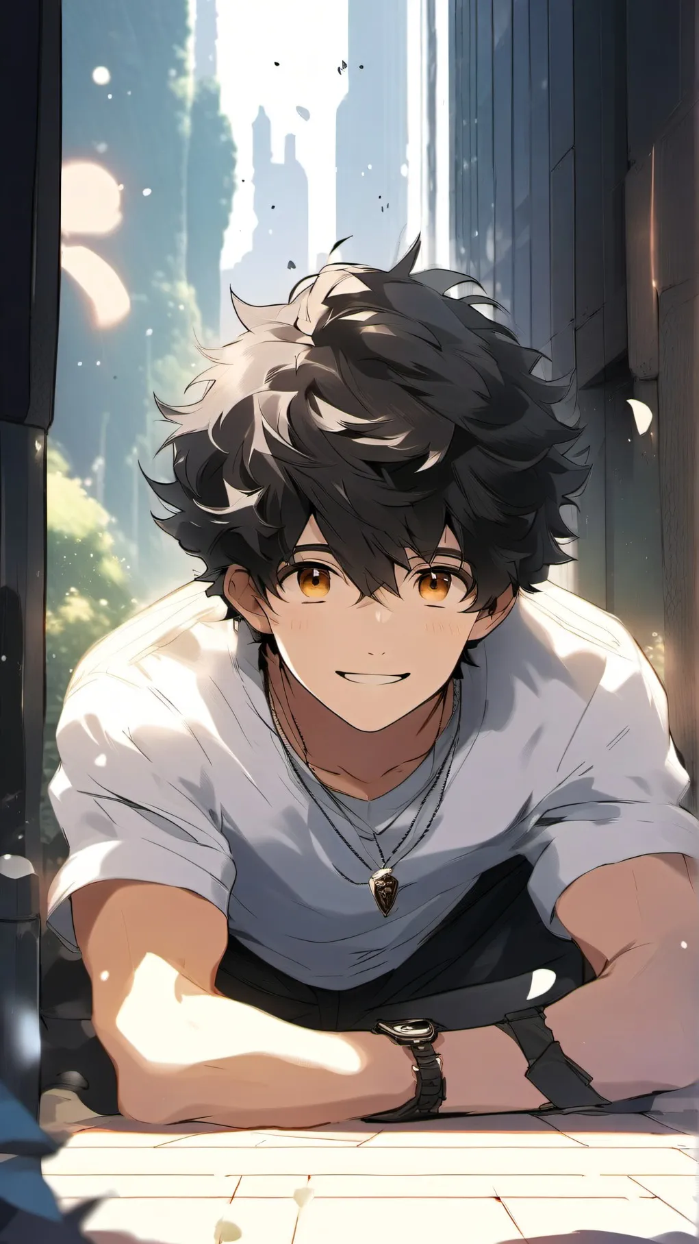 ai character: Leo background