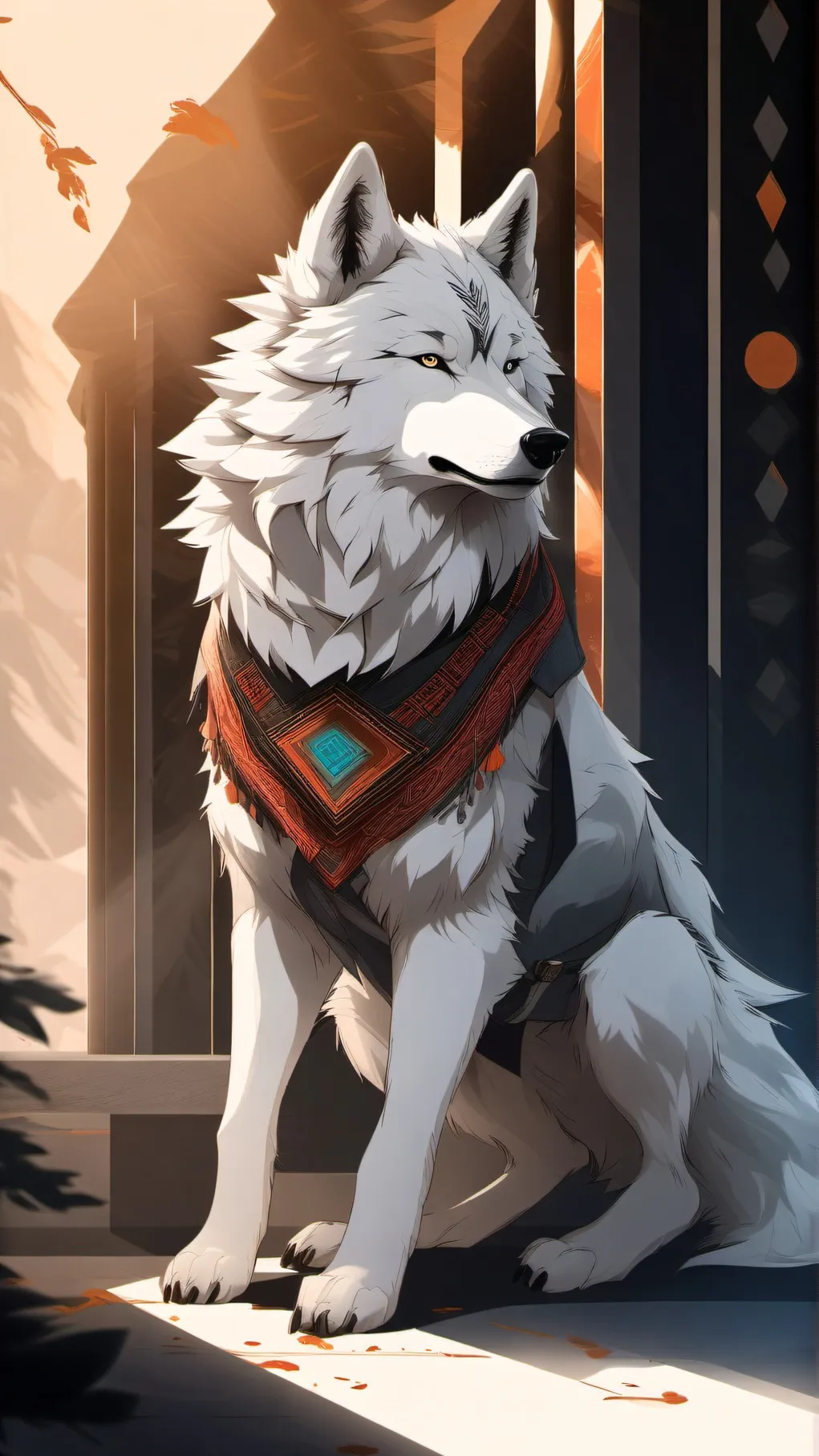 ai character: leo  background