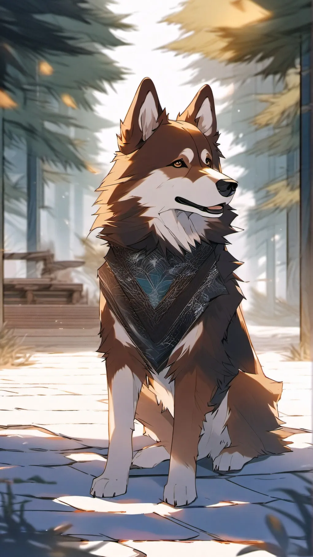 ai character: moose background