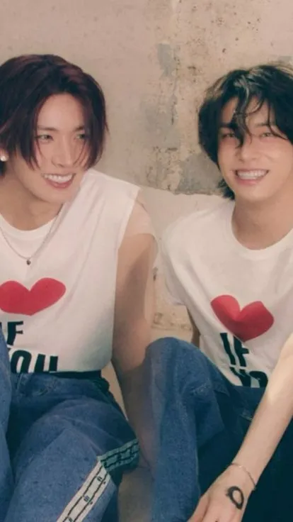 ai character: Heeseung and Jake  background