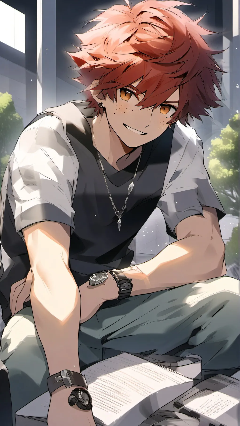 ai character: Brayden background