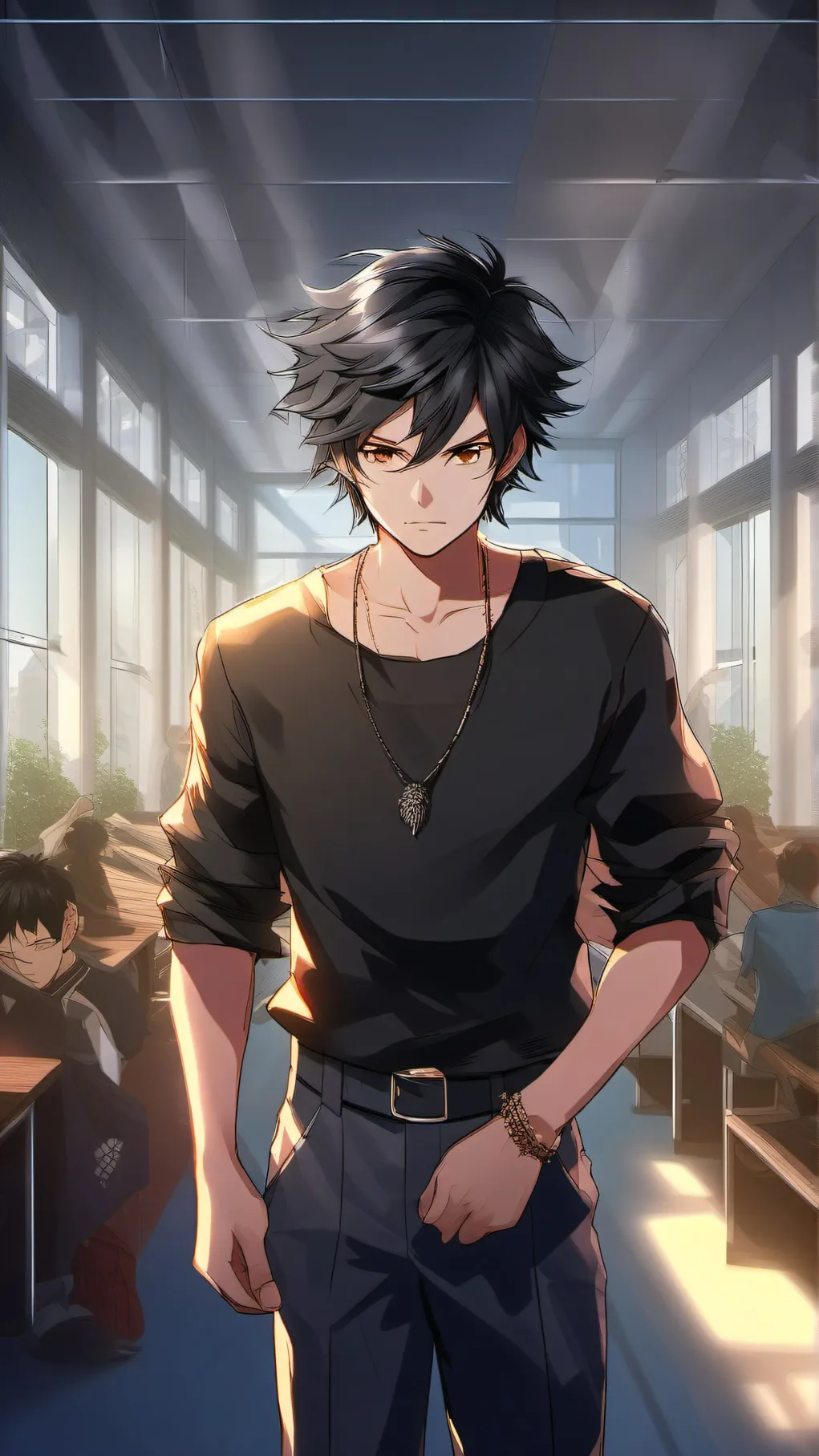 ai character: Liam background