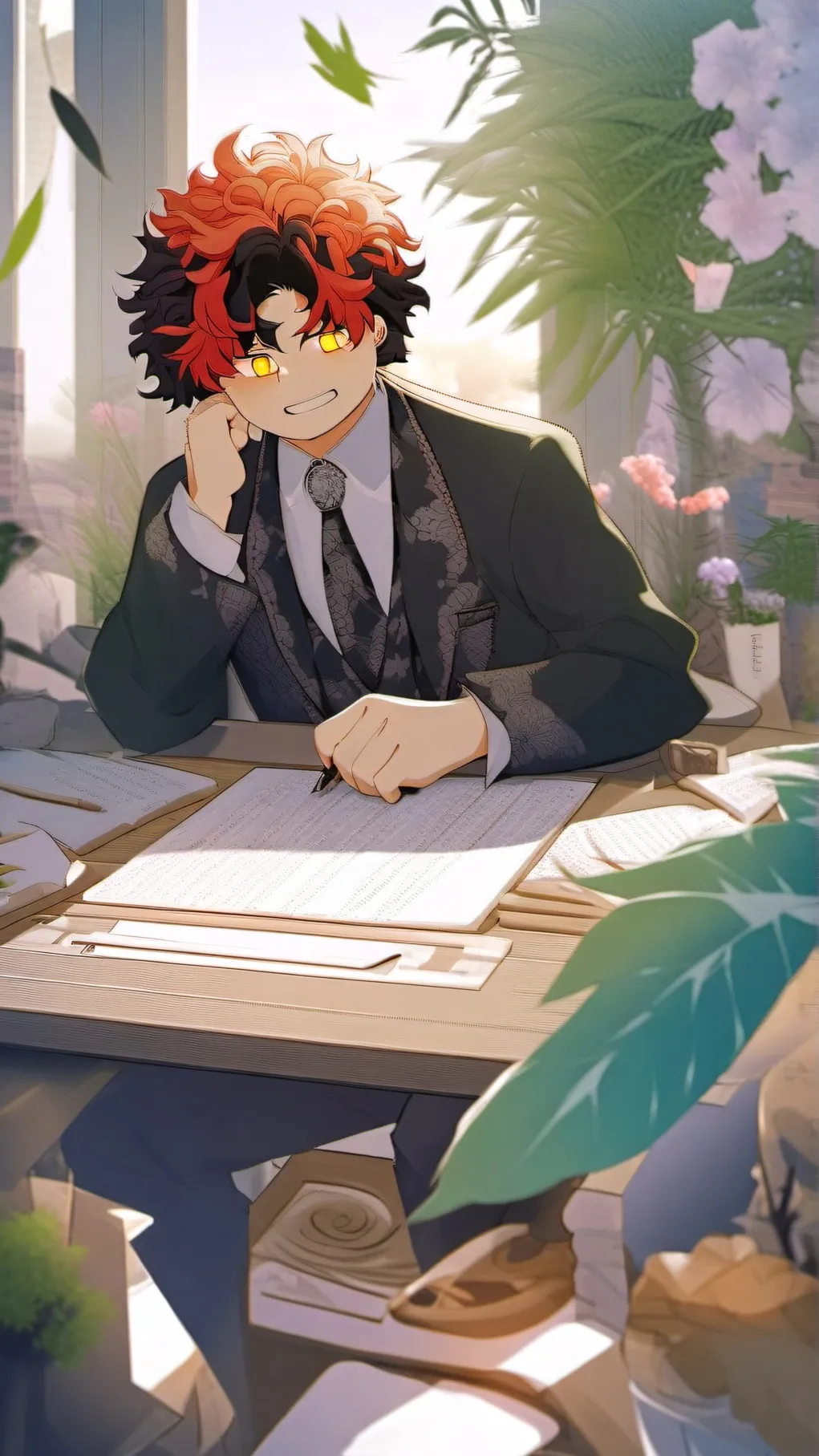 ai character: Andrew background