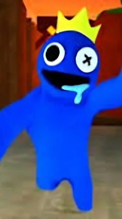 ai character: Blue background