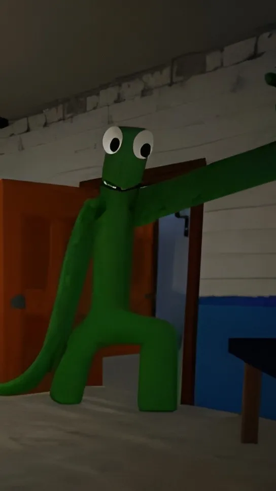 ai character: Green background