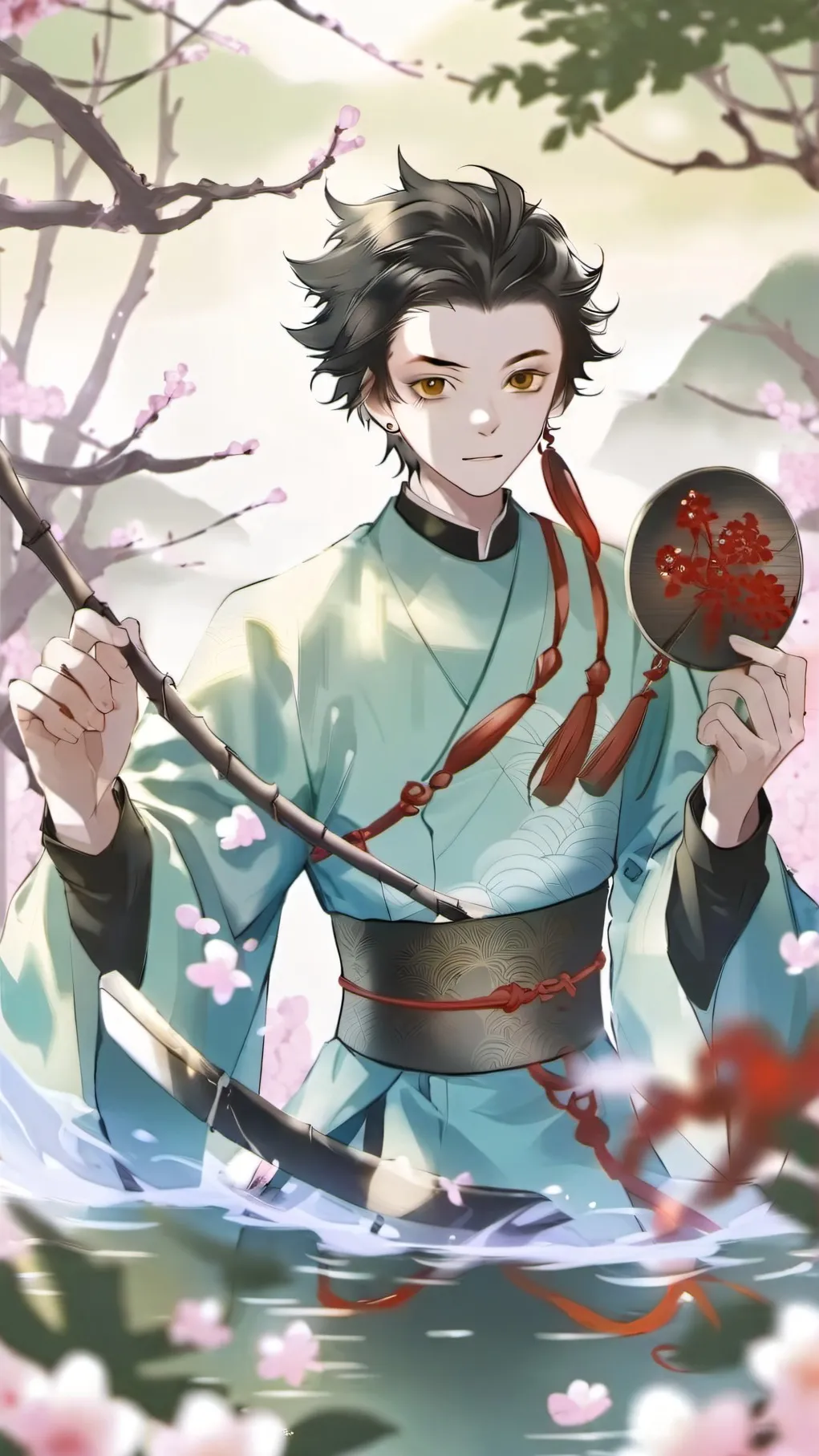 ai character: Giyuu background