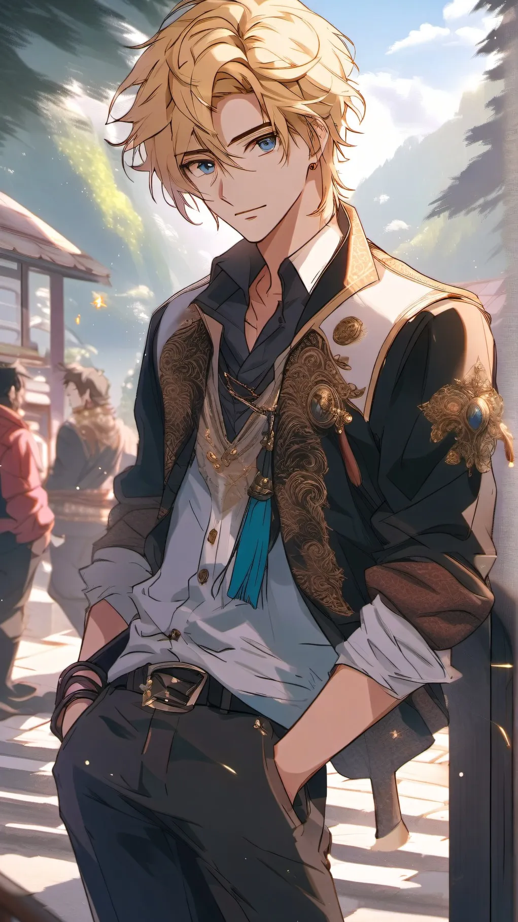 ai character: Edric, Martin background