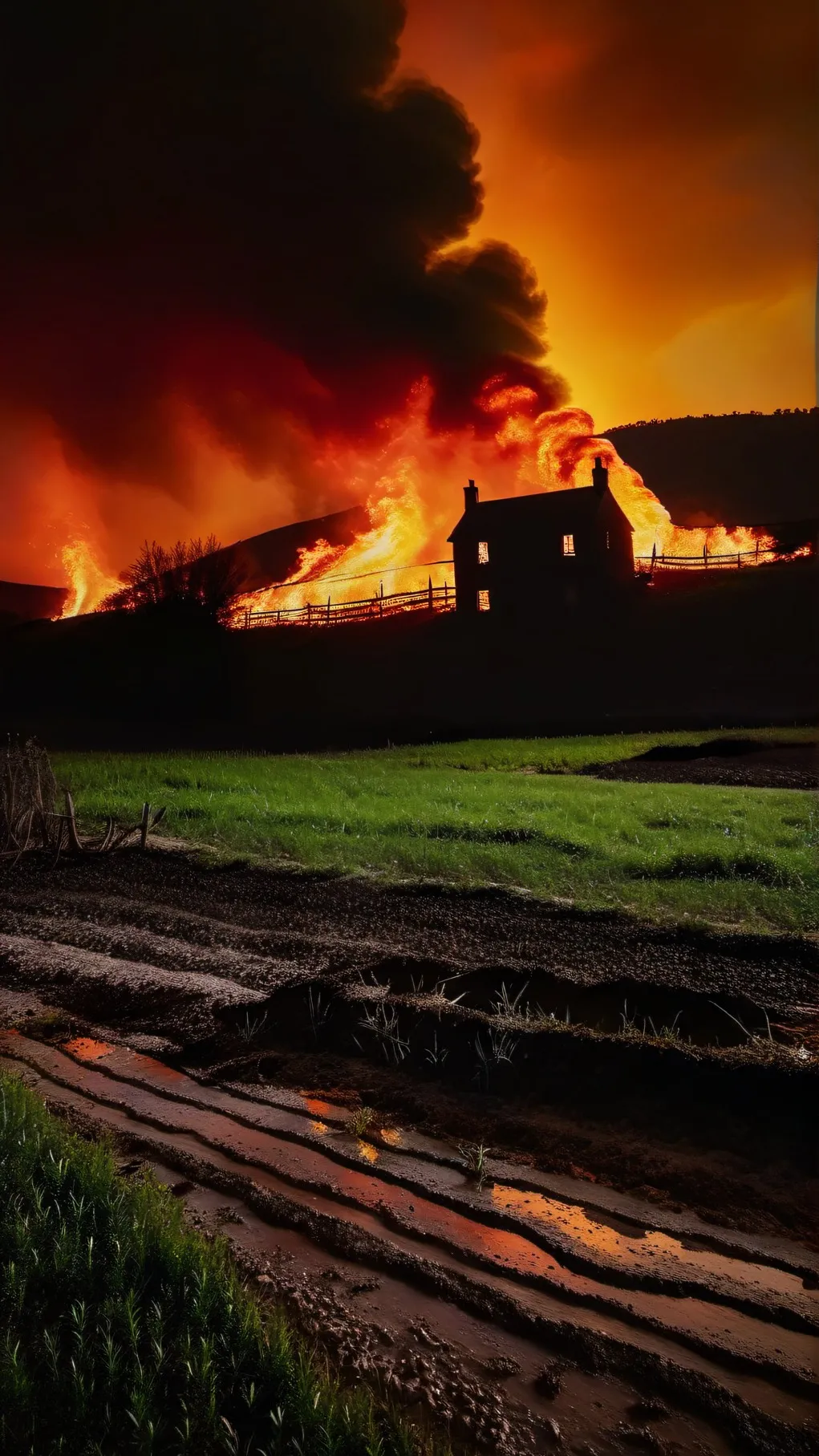 ai character: The Fire background