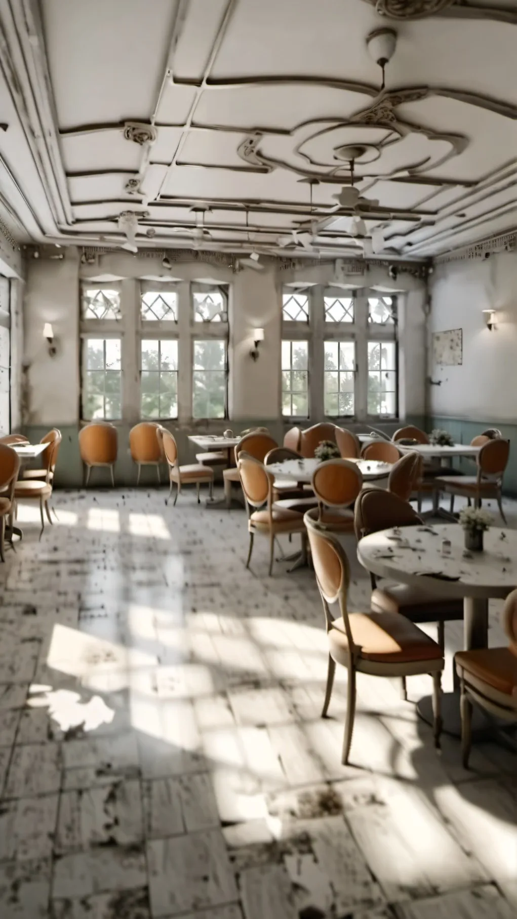 ai character: The Restaurant background