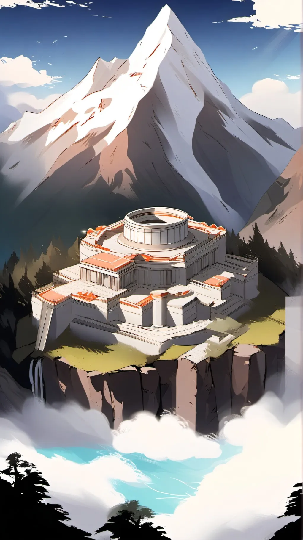 ai character: GreekGod Companion background