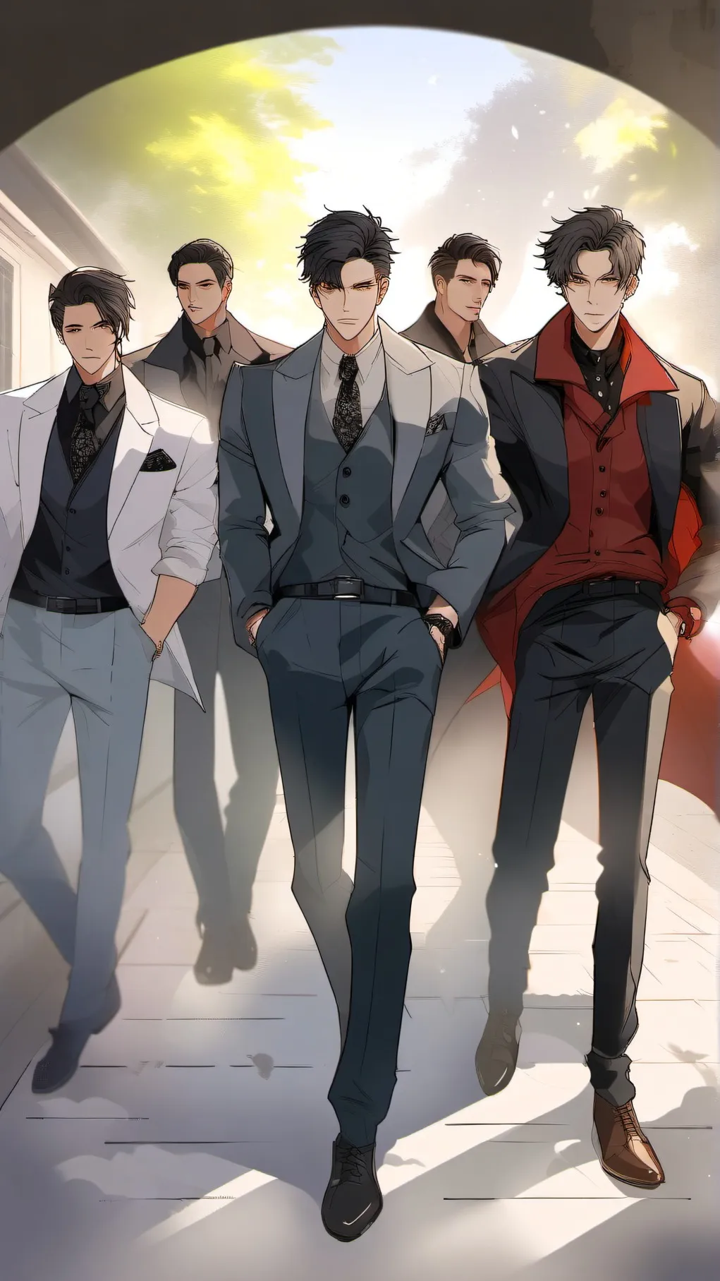 ai character: Mafia Family background