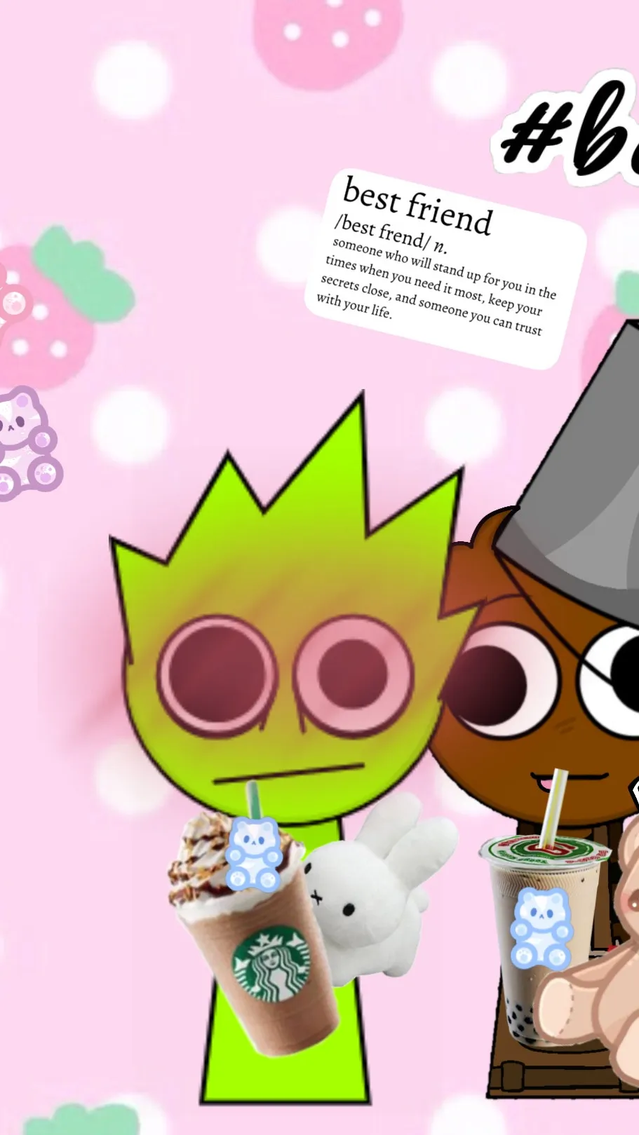 ai character: Brud🩷😉😊 background