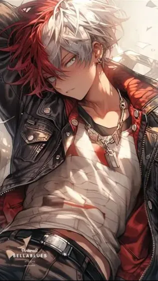 ai character: Shoto Todoroki background
