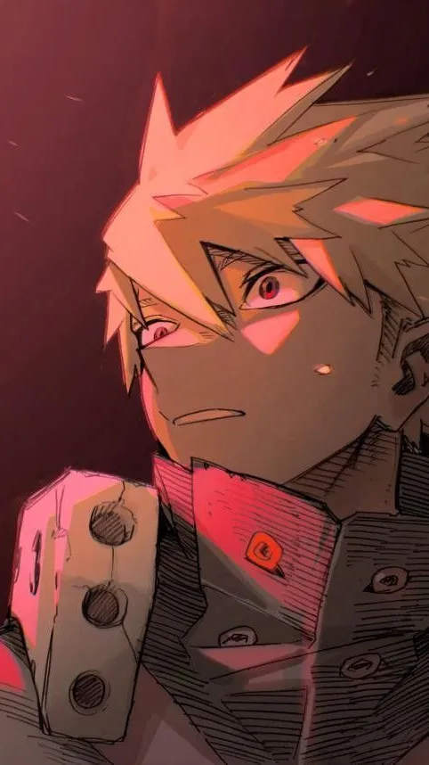 ai character: Bakugo Katsuki background