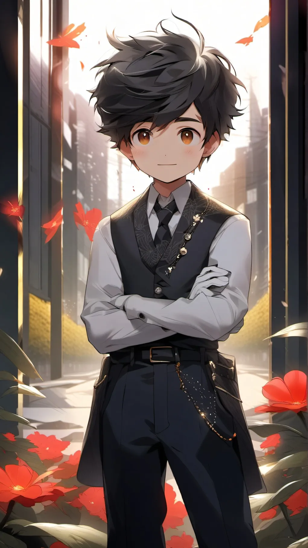 ai character: Blacky background