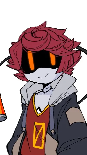 ai character: Lava Flames background