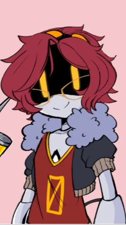 ai character: Lava Flames mujer? background