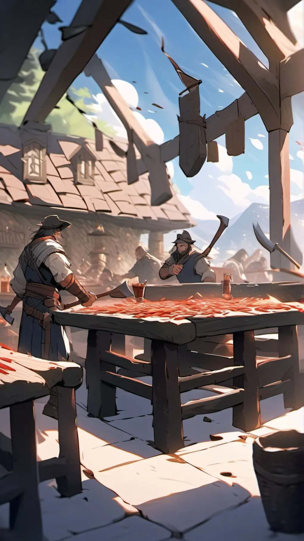 ai character: Clár Gearrtha background