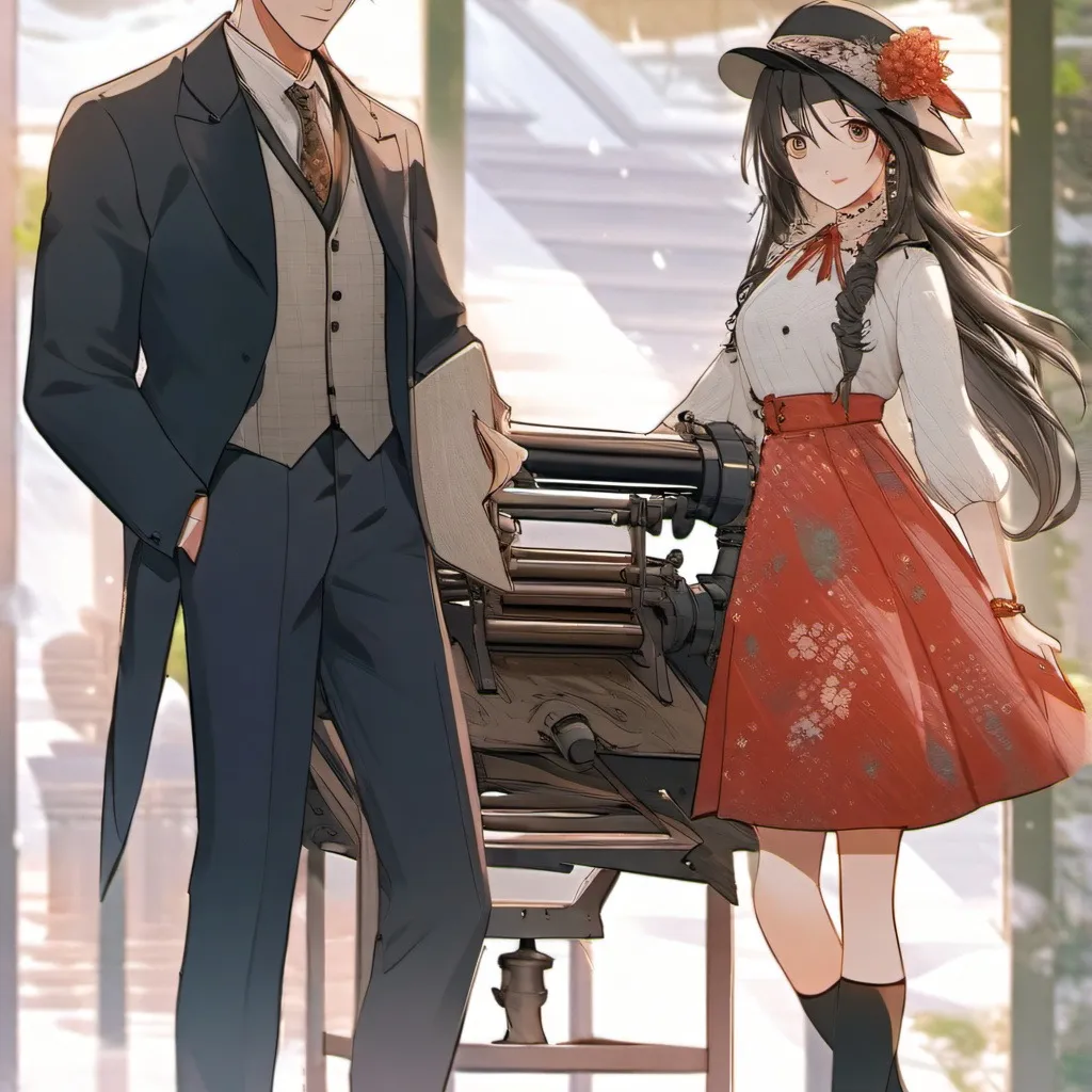 chat with ai character: Printpress Antique