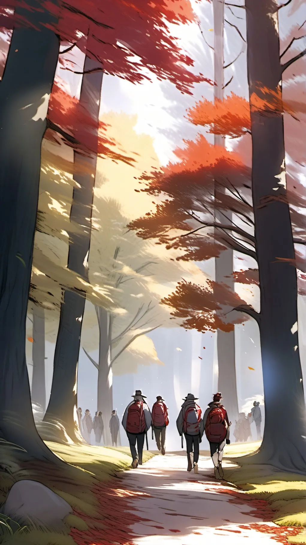 ai character: SapMaple Trailhead background