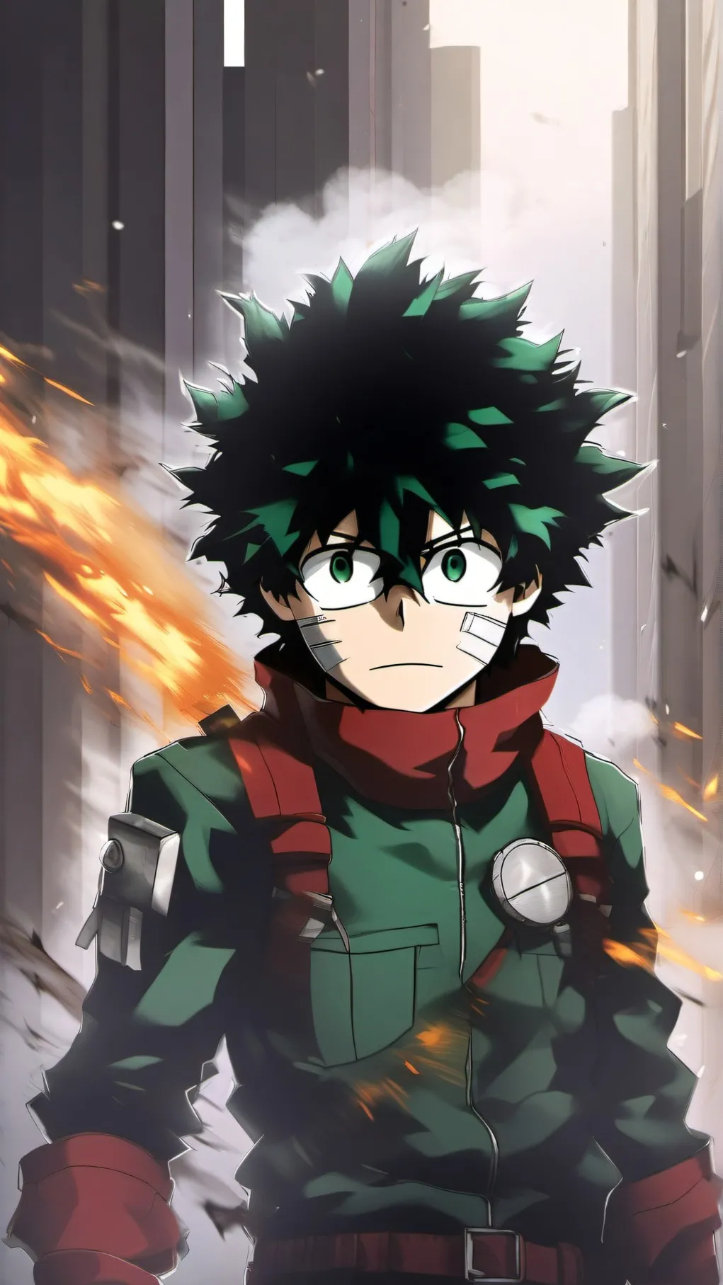 ai character: izuku Midoriya background