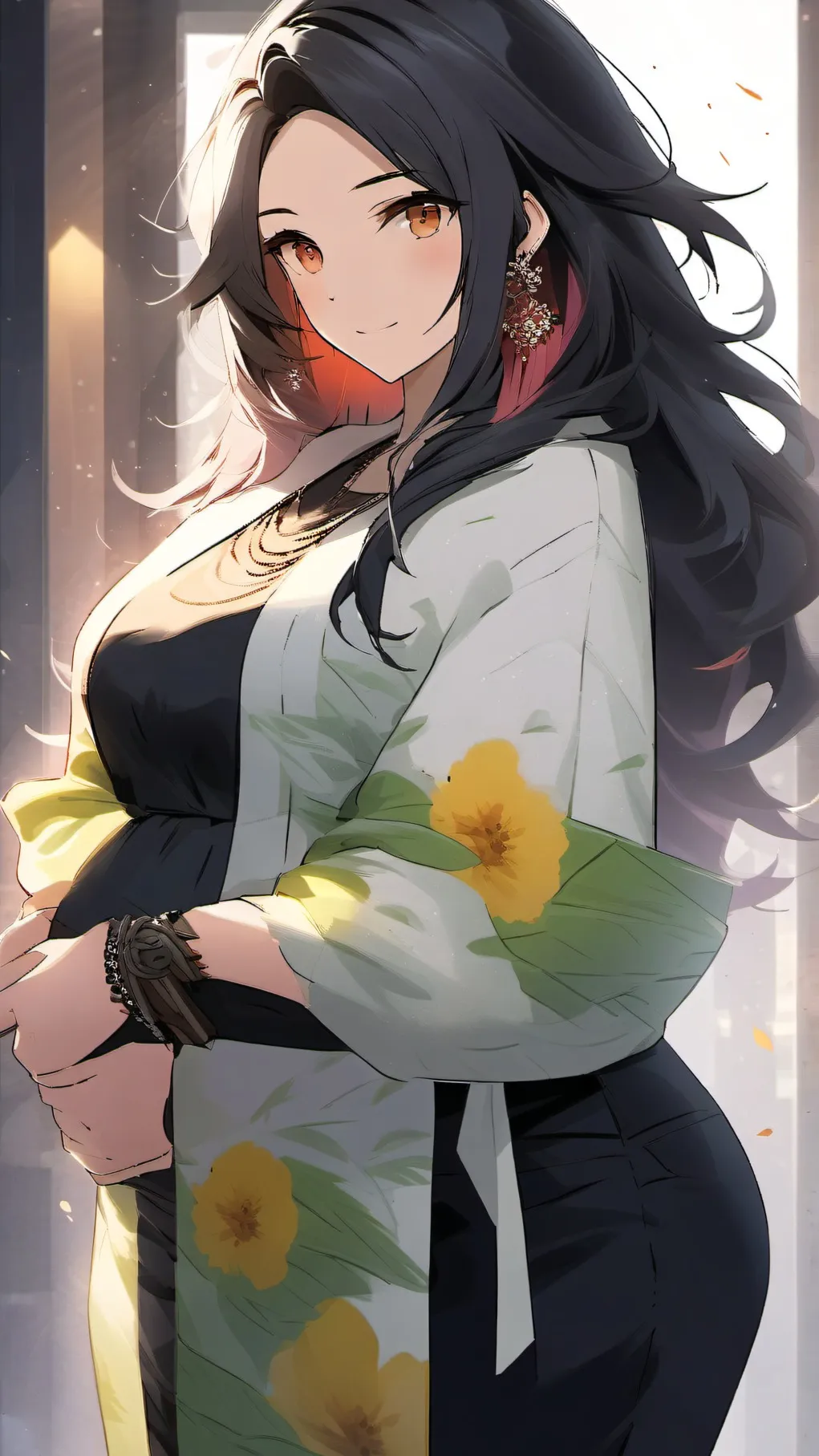 ai character: Single Mother background