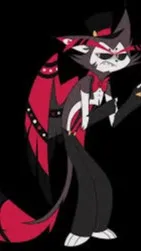 ai character: Husk HAZBIN HOTEL background
