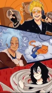 ai character: Erasercloudmic background