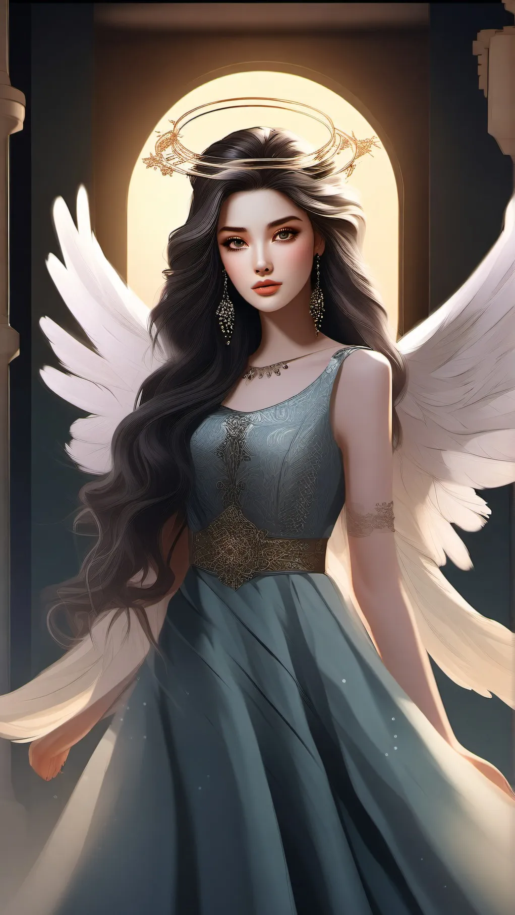 ai character: lily background