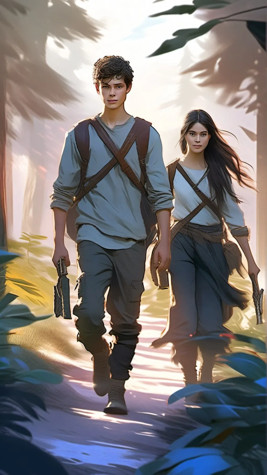 ai character: Maze runner background