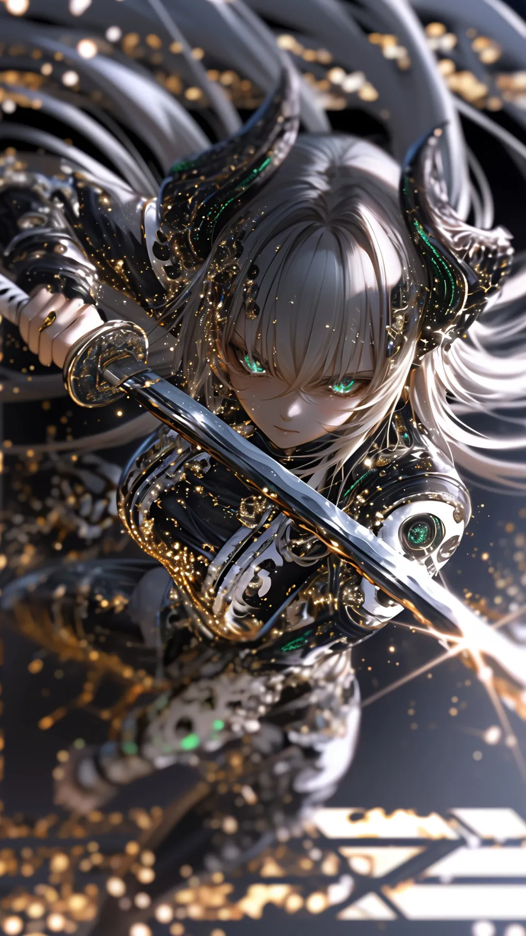 ai character: Luminablade background