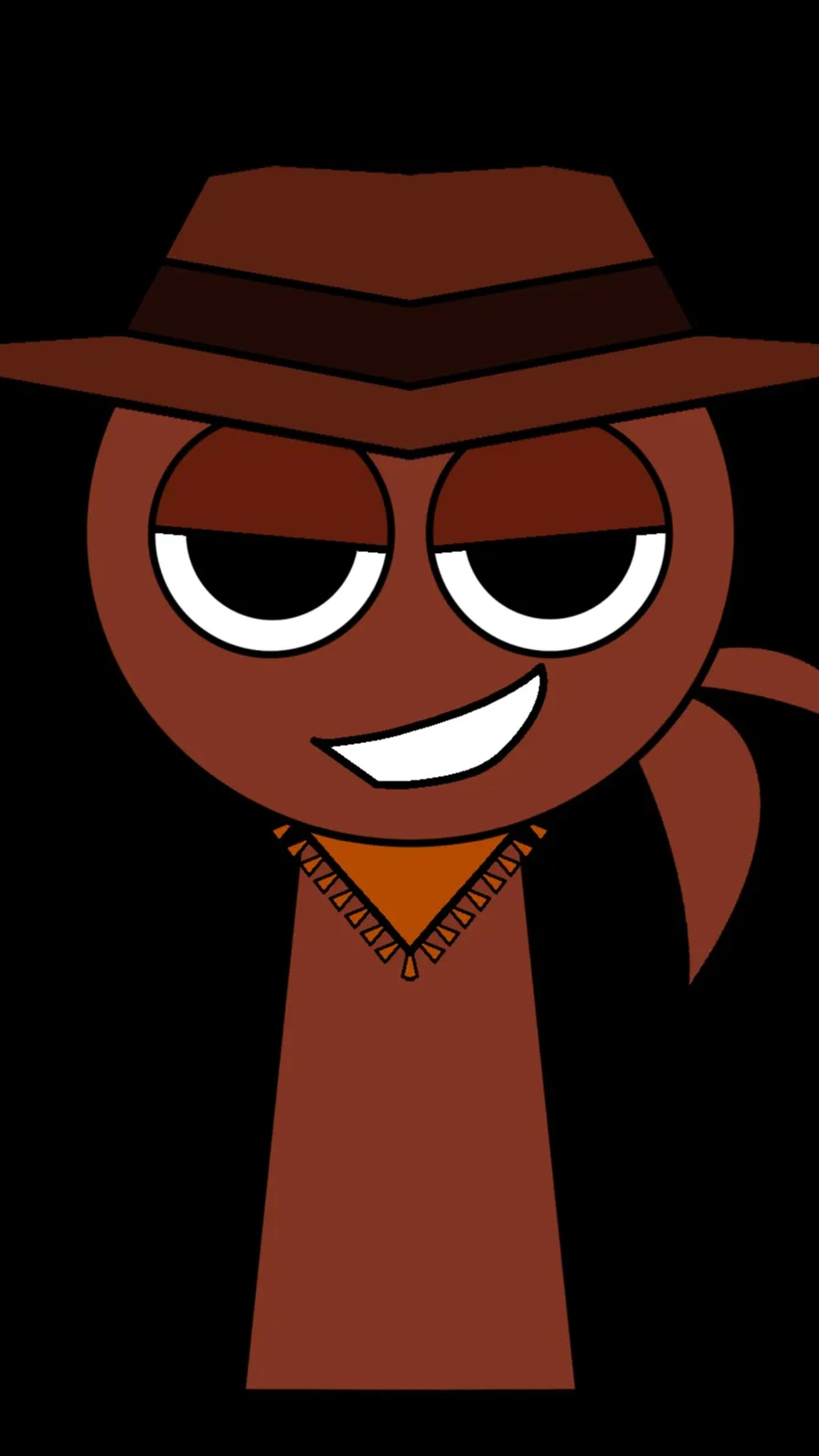 ai character: copper background