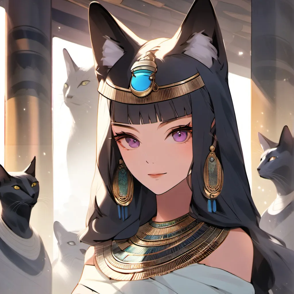 chat with ai character: Bastet - Goddess